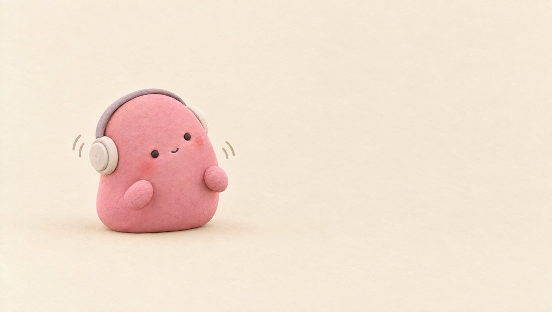 ひとりで音楽を聴く muwi のなかま