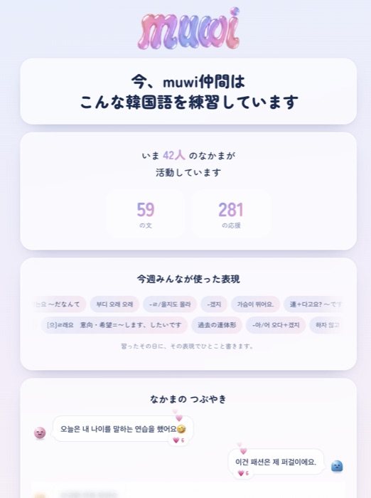 muwiコミュニティの活動状況